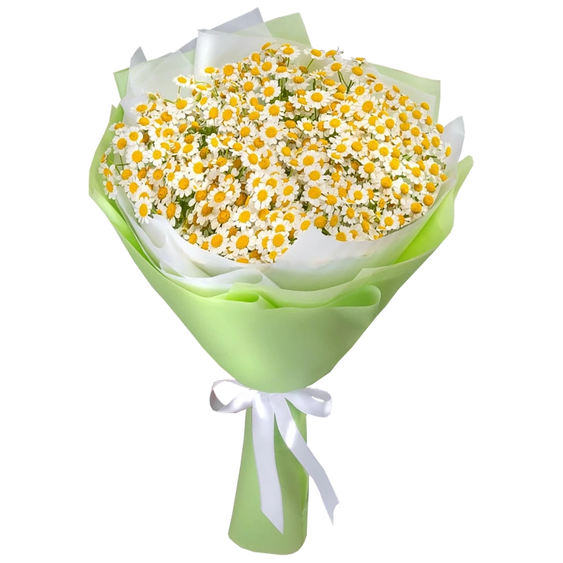 Букет из 7 кустовых ромашек