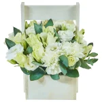 Корзина с цветами Рассветный поцелуй